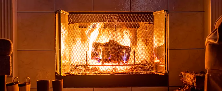 Mendota Hearth Landscape Fireplace Installation in Garfield Heights, Ohio
