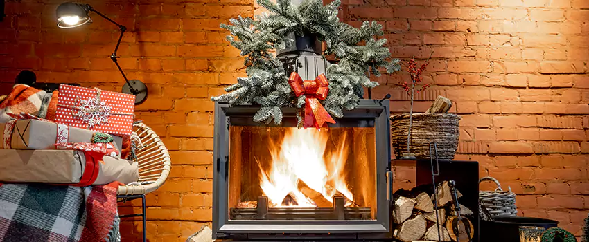Travis Industries Linear Gas Fireplace Installation in Garfield Heights, Ohio