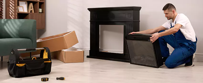 Old Rusted Metal Fireplace Repair And Replacement in Garfield Heights, OH